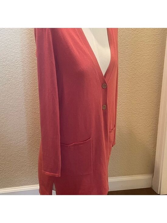J. Jill Sweaters - J.Jill Women's Coral Cardigan Sweater